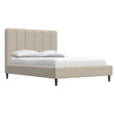  Palliser Verttia Full Upholstered Panel Bed 77140-F2/79006-FR/79005-FW-DREAMY-COCOA IMAGE 3