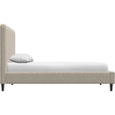  Palliser Verttia Full Upholstered Panel Bed 77140-F2/79006-FR/79005-FW-DREAMY-COCOA IMAGE 4