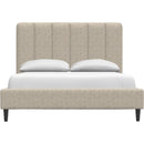  Palliser Verttia California King Upholstered Panel Bed 77140-C2/79006-CR/79005-CW-DREAMY-COCOA IMAGE 2