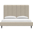  Palliser Verttia Full Upholstered Panel Bed 77140-F3/79006-FR/79005-FW-DREAMY-COCOA IMAGE 2