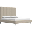  Palliser Verttia King Upholstered Panel Bed 77140-K3/79006-KR/79005-KW-DREAMY-COCOA IMAGE 3