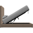  Palliser Verttia King Upholstered Panel Bed with Storage 77140-K3/79006-KL/79005-KG-TORREY-CASHMERE IMAGE 7