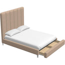  Palliser Verttia Queen Upholstered Panel Bed with Storage 77140-Q3/79006-QD/79004-QB/79005-QW-TORREY-CASHMERE IMAGE 2