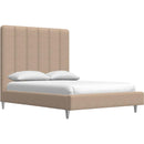  Palliser Verttia Queen Upholstered Panel Bed with Storage 77140-Q3/79006-QD/79004-QB/79005-QW-TORREY-CASHMERE IMAGE 4