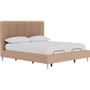  Palliser Verttia Queen Upholstered Platform Bed with Storage 77140-Q2/79006-QM/79005-QA-ClASSIC-BUFF IMAGE 1