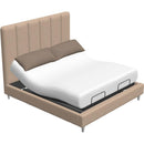 Palliser Verttia King Upholstered Platform Bed with Storage 77140-K3/79006-KM/79005-KA-TORREY-CASHMERE IMAGE 4
