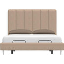  Palliser Verttia King Upholstered Platform Bed with Storage 77140-K3/79006-KM/79005-KA-TORREY-CASHMERE IMAGE 5