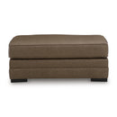  Benchcraft VillaCourt Leather Look Ottoman 7490914 IMAGE 2