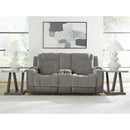  Signature Design by Ashley Mixed Motion PC8350518 Power Reclining Loveseat with Console  & Adjutasble Headrest IMAGE 5