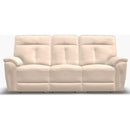  Palliser Oakley Power Reclining Leather Sofa 41187-L6-REIN-PARCHMENT IMAGE 2