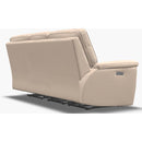  Palliser Oakley Power Reclining Leather Sofa 41187-L6-REIN-PARCHMENT IMAGE 4