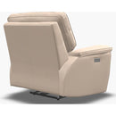  Palliser Oakley Power Leather Recliner with Wall Recline 41187-L9-REIN-PARCHMENT IMAGE 4