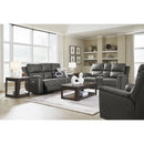  Signature Design by Ashley Bleckley Power Reclining Leather Match Loveseat with Console PCU1200018C IMAGE 14