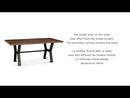  Amisco Parade Dining Table with Trestle Base 50566_51/90487_87 EXTERNAL_VIDEO 1