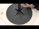  Amisco Round Judy Dining Table with Pedestal Base 50550|90823_57-88 EXTERNAL_VIDEO 1